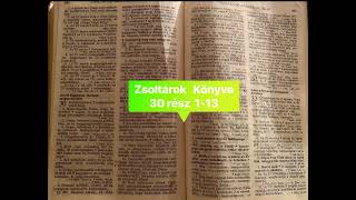 Zsoltárok Könyve 30 rész Hangos Biblia Dávid hálaéneke életének megmentéséért [upl. by Drannel944]