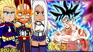 MHABNHA Pro heroes react to Goku  Dragon Ball [upl. by Anirak]