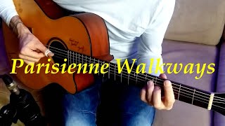 Parisienne Walkways  G Moore fingerstyle COVER [upl. by Airottiv]