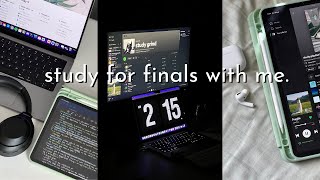 STUDY VLOG  a VERY productive finals week cramming pulling allnighters how i take notes amp more [upl. by Aniakudo]