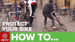 How To Protect Your Bike  Simple Ways To Keep Your Bike Safe When You Stop On Your Ride [upl. by Assirak]