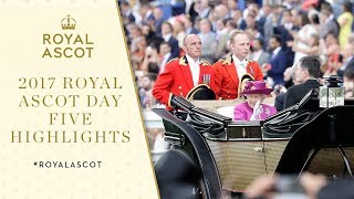 Royal Ascot 2017  Day Five Highlights [upl. by Annavahs]