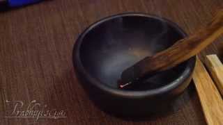 How to burn Palo Santo Sticks  Palo Santo Incense [upl. by Gazzo]