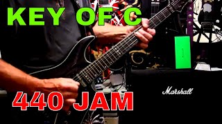 Jammed for 2min seem like 10 sec 440 Tuning Jam in The Key of C jam backing track in description [upl. by Parsaye]