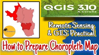 How to Prepare Choropleth Map in QGIS  Thematic Map in QGIS [upl. by Pedrotti]