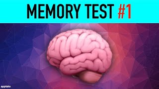 MEMORY TEST GAME 1  Memorize 3 Pictures amp Answer 5 Questions  Brain Training Games [upl. by Timothy450]