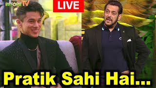 Bigg Boss 15 Salman Khan PRAISED Pratik Sehajpal On Weekend Ka Vaar  Salman ne ki Pratik Ki Taarif [upl. by Mota]