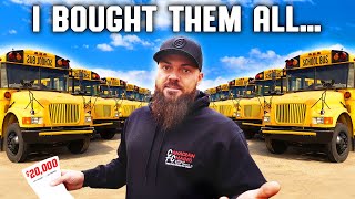 I Bought An Entire Fleet Of School Buses [upl. by Annavahs702]