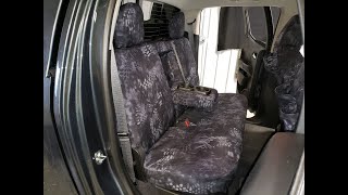 20152023 Chevy Colorado  GMC Canyon Crew 6040 wArmrest Install [upl. by Rida574]