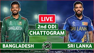 Sri Lanka vs Bangladesh 2nd ODI Live Scores  SL vs BAN 2nd ODI Live Scores amp Commentary [upl. by Anilrac123]