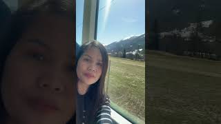 Glacier Express experience glacierexpress switzerland fyp shortvideo nature travel [upl. by Clemente]