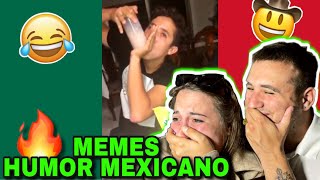 🇪🇸 REACCIÓN a MEMES MEXICANOS 🇲🇽 HUMOR MEXICANO 😂 no aguanté ni el primer meme [upl. by Reilly]