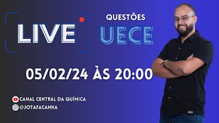 Live para a UECE 20242 Prof Jota Façanha [upl. by Anyr333]