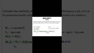 molarity and molality numericals of molarity and molality [upl. by Schenck965]