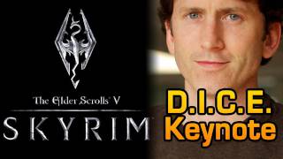 Skyrim Todd Howard DICE 2012 Keynote [upl. by Anaiq]