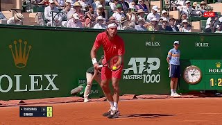 Stefanos Tsitsipas vs Jannik Sinner Highlights ROLEX MONTE CARLO MASTERS 2024  ATP 1000 LIVE 🔴 [upl. by Nido]