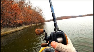 Power Plant Lakes Are Weird Kayak Bass Fishing La Cygne Lake [upl. by Burget]