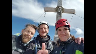 Über den Klettersteig auf den Paternkofel [upl. by Aiekal204]