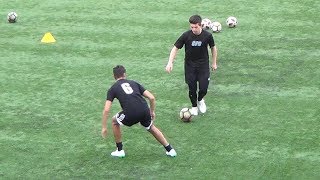 Rotating 1v1 Defending Drill [upl. by Valentia]