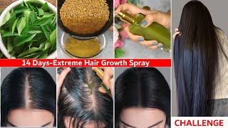 I spray this👆🏼Hair Growth Spray Daily on Thinning Hair ScalpGot Thick Long Hair14 Days Challenge [upl. by Dayir46]