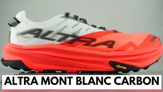 BEST Zero Drop Shoe  Altra Mont Blanc Carbon FULL Review [upl. by Sedecrem]