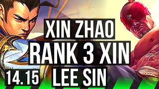 XIN ZHAO vs LEE SIN JGL  Rank 3 Xin 5k comeback 68 winrate Rank 28  NA Challenger  1415 [upl. by Ahsele]