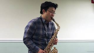 【FERLING 48 Etudes for Saxophone】No15 Largo Mesto by Wonki Lee [upl. by Maggi]