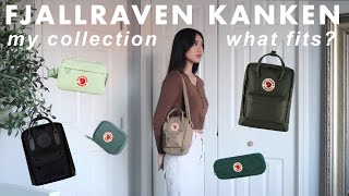 Fjallraven kanken collection  review tryon haul amp what fits [upl. by Clerk]