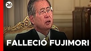 Alberto Fujimori expresidente de Perú muere a los 86 años [upl. by Nepil]