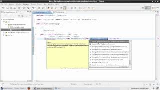 Spring Tutorial 04  Writing Code Using the Bean Factory [upl. by Ingeborg]