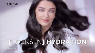 AllNew LOréal Paris Hyaluron Moisture Hair  72HRS of Hydrated Hair [upl. by Annaxor272]