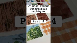 MOST Useful Watercolor Techniques 4 Paint Tartan Pattern [upl. by Alyakcim]