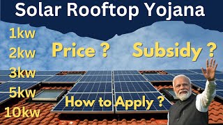 Solar Rooftop yojana apply online 2024  solar rooftop scheme  solar rooftop subsidy scheme Yojana [upl. by Llennyl665]