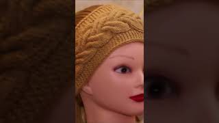 Free Cable Knitted Headband for Women pattern in description [upl. by Anelrahc815]