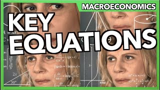 Macroeconomics Key Equations [upl. by Brabazon102]