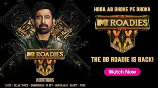 MTV Roadies Season 20  The OG Roadie is back on MTV Roadies XX  MTV Roadies Double Cross XX [upl. by Melan669]