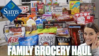 MASSIVE SAMS CLUB GROCERY HAUL  WHOLESALE GROCERY SHOPPING FOR A FAMILY OF SIX  HUGE GROCERY HAUL [upl. by Asserat628]