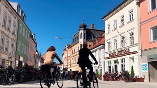 Freising Germany Travel Movie  ドイツ・ミュンヘン郊外の町「フライジング」の自転車のある風景 [upl. by Layor]