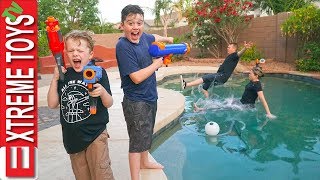 Sneak Attack Squad has Fun Home Alone Nerf Action [upl. by Voss]