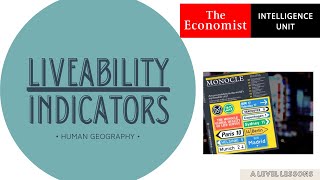 The 4 BEST Indicators to measure Liveability  A Level Geography 2024 [upl. by Jasmina]