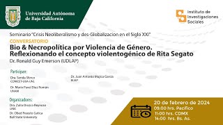 Bio amp Necropolítica por Violencia de Género Reflexionando el concepto violentogénico de Rita Segato [upl. by Neri]