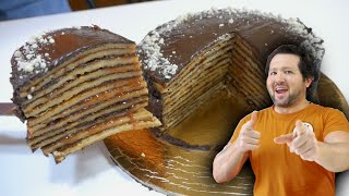 TORTA 100 STRATI DI PANCAKE AL CIOCCOLATO [upl. by Meit758]