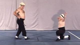 Big Brother  Stavros Flatley Training Video  Channel 4 [upl. by Tterag]