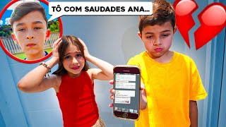 O João Ismael Pegou conversas com o Ricardinho no Celular Da Aninha [upl. by Nairot354]