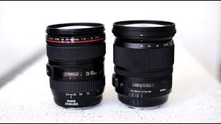 Sigma vs Canon Sigma 24105mm f4 Art lens review and comparison [upl. by Anitneuq]