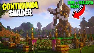 Shader ULTRA LEVE e Muito REALISTA para Minecraft PE 118  Continuum Shaders MCPE [upl. by Mott]