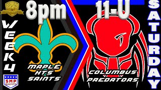 Maple Hts Saints vs Columbus Predators 11U [upl. by Ajax241]