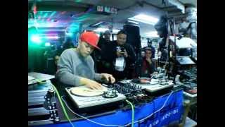 DJ Qbert Invades NYC 2014 DMC Superbowl Weekend Thud Rumble [upl. by Gnilyam]