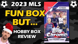 2023 Topps Chrome MLS Hobby Box Soccer Review [upl. by Lehteb]