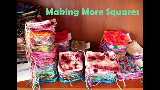 Crochet Weekly Update I made more squares [upl. by Oned]